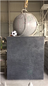 Black and Grey Granite Football Sculpture for Outdoor Statue